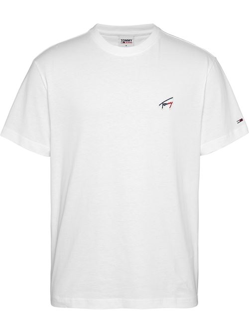 T-shirt Tommy Jeans | DM0DM16841YBR BIANCO